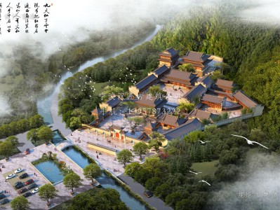 蕉岭资教寺总体建筑规划方案图